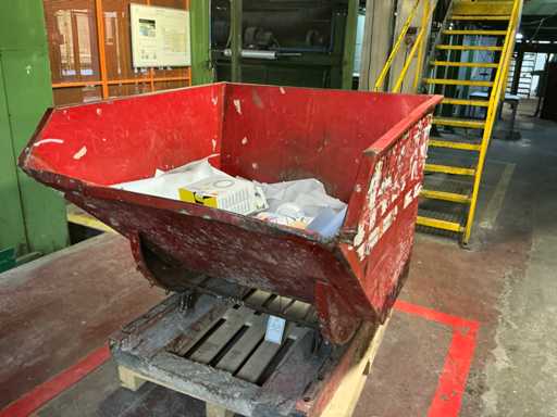 Kontener na odpady wywrotki wózków wid?owych