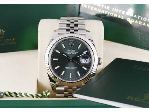 Setul complet Rolex DateJust 41MM Mint Green 2025