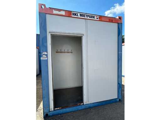 CONTAINEX ZWART-WITTE CONTAINER SANI 20 ́ - Defect