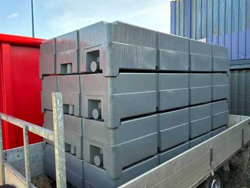 Horizontaler Speichertank