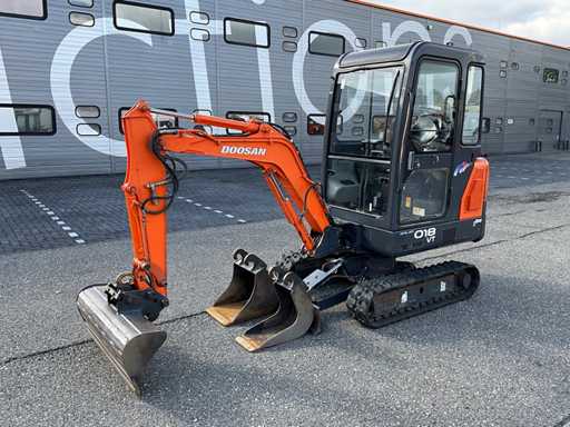 2008 Doosan Solar 018VT Minigraafmachine