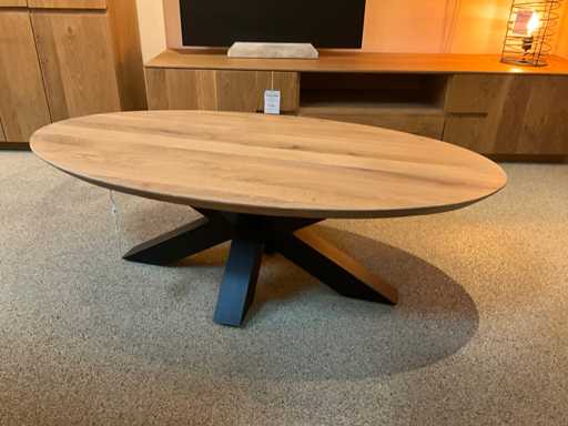 Stolik kawowy Zulo Oval d?bowy