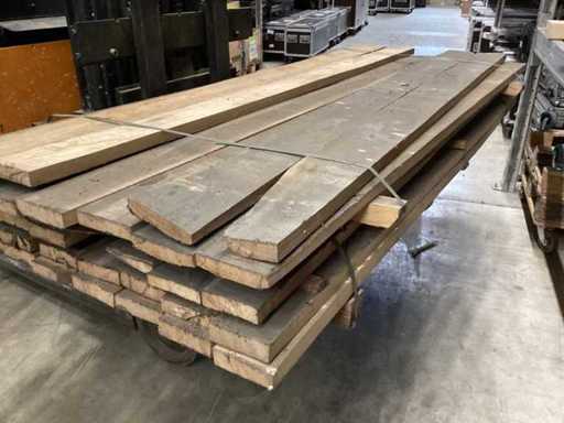 Elm elm European planed / boards edged on 4 sides / max 2.50m long / max width board 16cm / thickness board 35mm / dry air-dried
