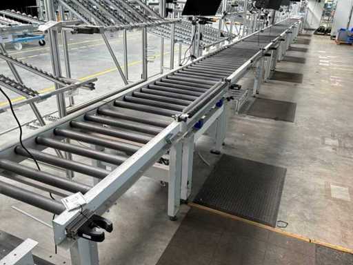 Conveyor belt 5-piece with 1x turntable