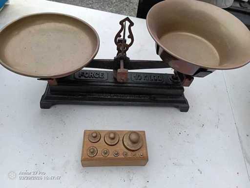 Weighing Scales old brass