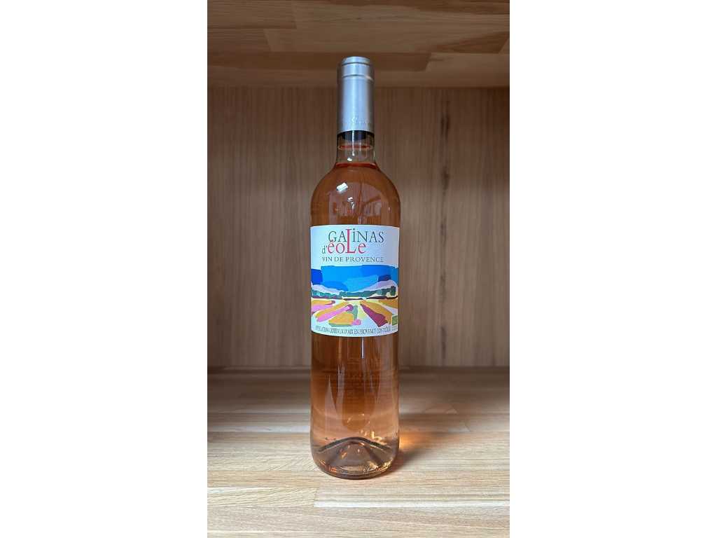 2022 - GALINAS D'EOLE - COTEAUX D'AIX PROVENCE - Organic Wine - Rosé Wine (300x)