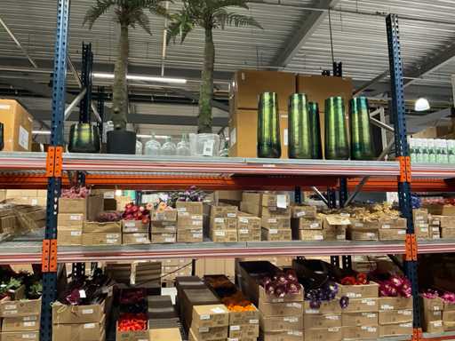 Silka, Emerald Artificial Palms, vases and various artificial flowers