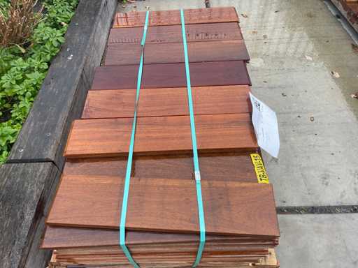 Ipé Feder und Feder (Außenparkett) 600x145x21mm (119x)