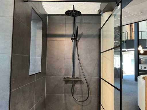 Paffoni - ZCOL638LIQNO - Ensemble de douches pluie