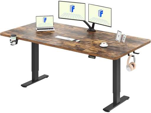 Electric Standing Desk 160x60cm, Electric Height Adjustable Desk