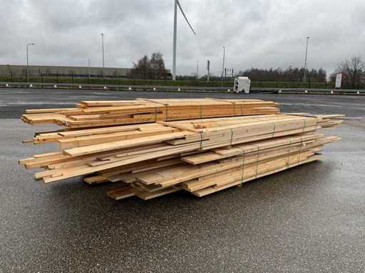 +/- 6m3 bois de construction varié