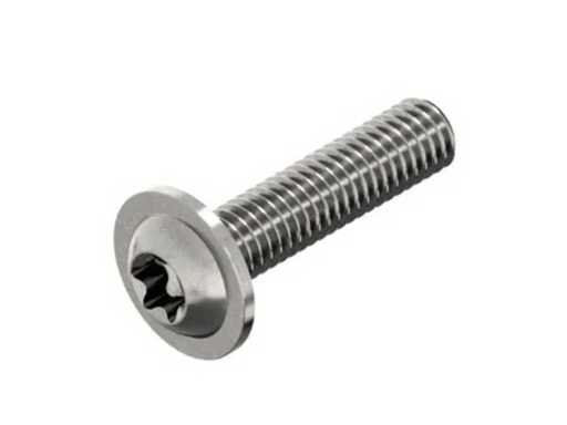 Șuruburi cu cap de flanșă din oțel inoxidabil ISO 7380-2 M6x45 T30 (216000x)