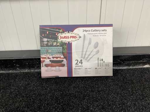 Swiss Pro+ SP-CUT24 24 PCS keuken bestek set