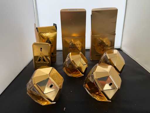 5x Paco Rabanne 1 Million Perfume