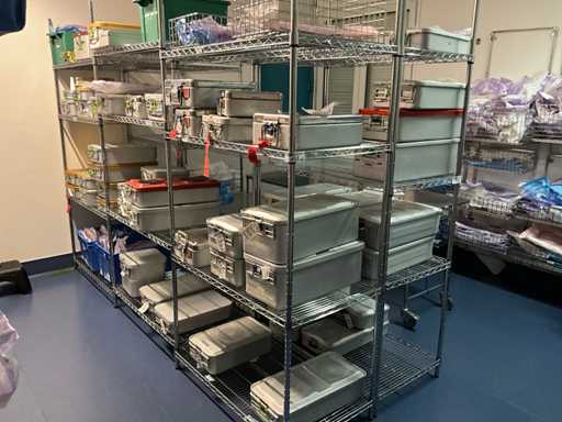 Chirurgische steriele dozen set met plank