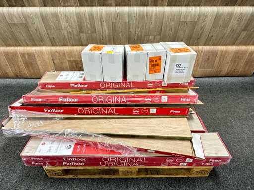 Podłoga laminowana z zestawem pudełkowym