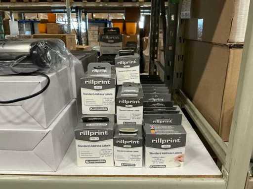 Wsadowe standardowe etykiety adresowe Rillprint (44x)