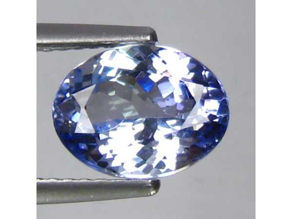 Natuurlijke tanzaniet (violetachtig blauw) 2,34 karaat