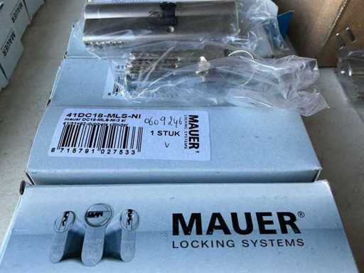 Mauer 41DC18-MLS-NI 41/51 Lot Cylinder Locks w tym 3 klucze