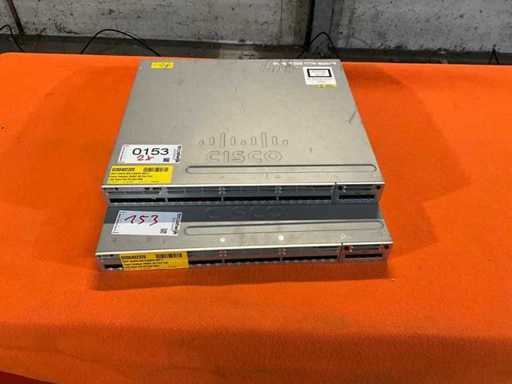 Cisco WS-C3560X-48P-L Network Switch (2x)