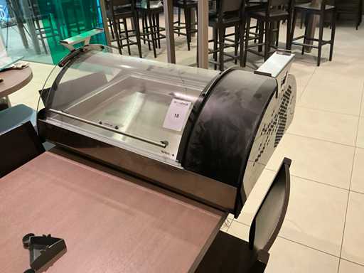 Sayl Maxiself VT2B + estante + VMX2E Vetrina refrigerata riscaldante