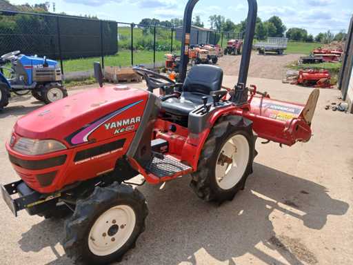 Yanmar Ke-60 Mini tractor 4wd with cultivator