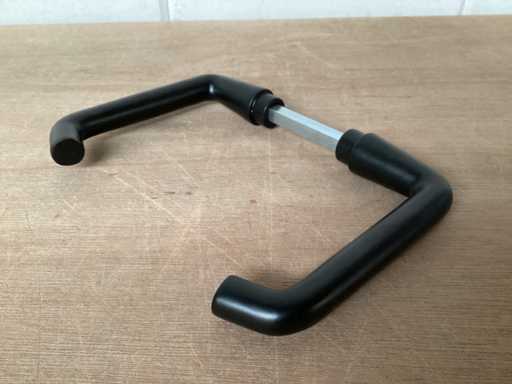 Starx "Coupe" door handle set aluminum, matte black (60x)