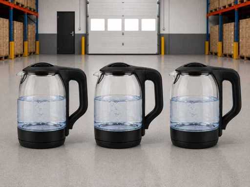 Glazen Waterkoker (3x)