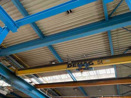 1999 DEMAG 5 T0 VERRICELLO A FUNE METALLICA EKDH 212 H16 Gru aerea