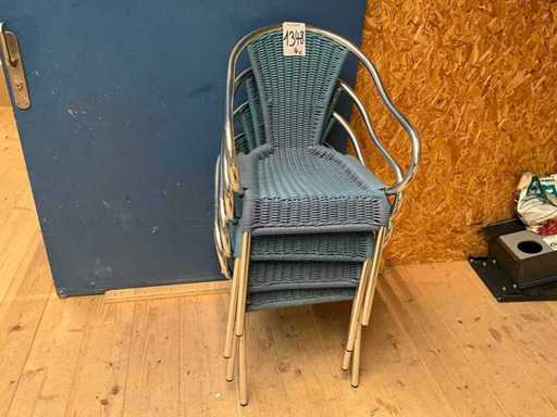 Tuinstoelen (4x)