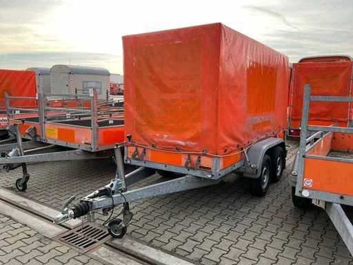 2017 Atec EB2 2-1 Przyczepa plandekowa z podwójną osią