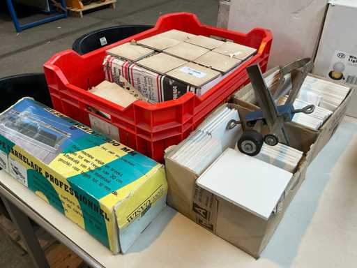 Wall tile and tile cutter