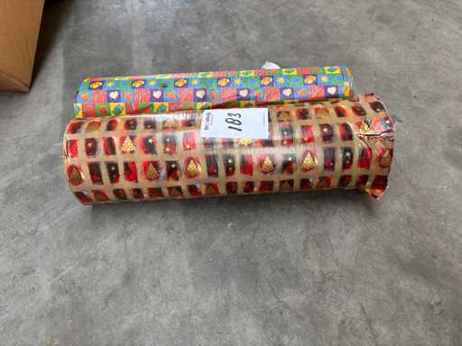 Rouleau d’emballage cadeau (2x)