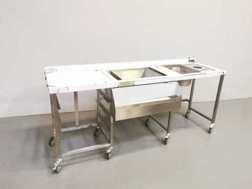 PROFFIL - Acciaio - Stazione di lavaggio in acciaio inox