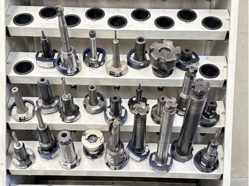   25 pcs SK50 tool holders with tools