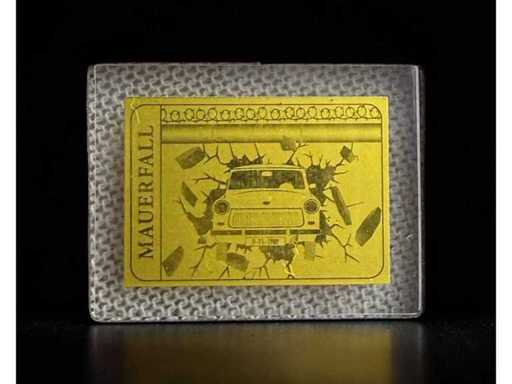 1/500 oz Goldbarren Mauerfall 30 Jahre Deutsche Einheit Feingold 999 + Zertifikat Gratis EU-Versand