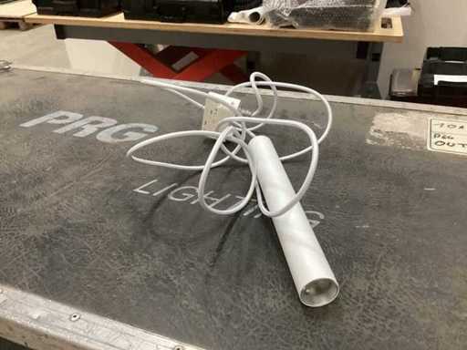 Dekolight - 707133 - 3-fazowa lampa wisiorka - Slim, 5 W, 3000 K, biała (8x)