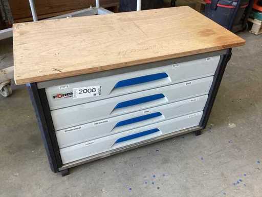 WorkMo 34-500 con 4 cajones o Förch VaroMove con encimera