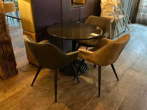 Restaurant table with 3 chairs
