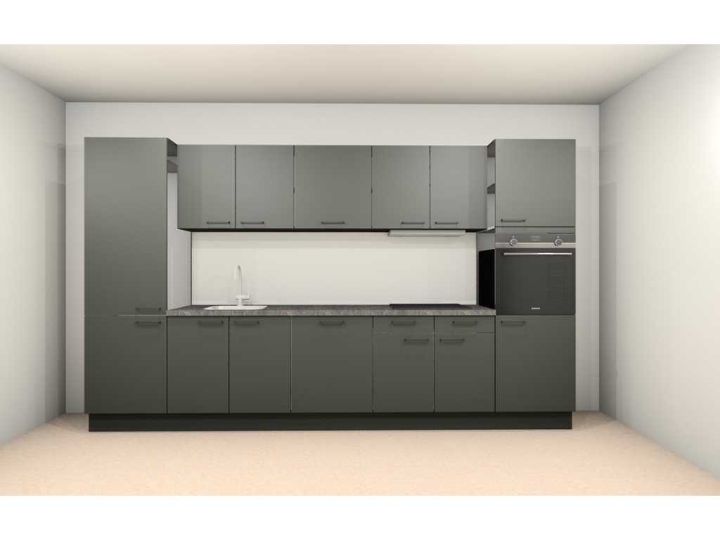 Häcker Concept130 - SCALA vert olive - Aménagement de la cuisine