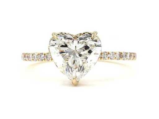 18-Karat-Gelbgoldring mit 2,51 Karat. Diamant