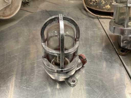 Lampada vintage blu navy