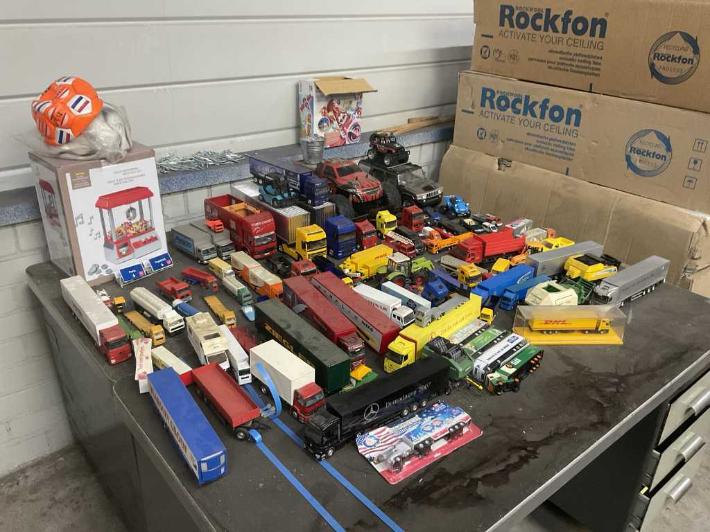 Toy cars, trucks
