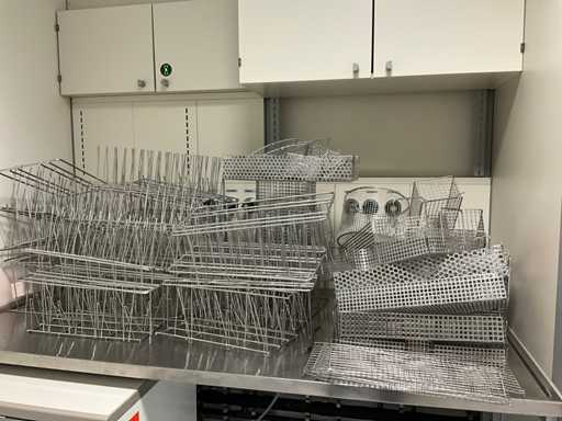 Roestvrijstalen manden