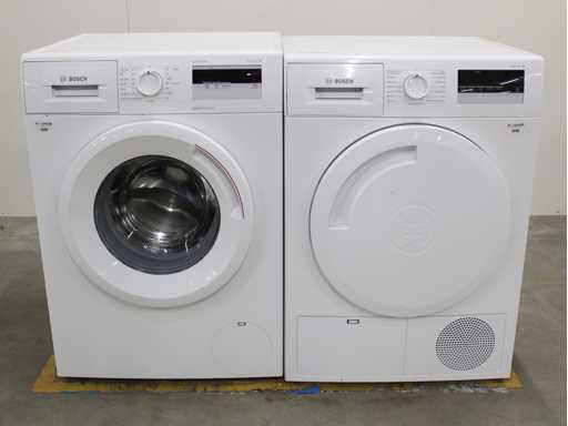 Bosch Series|4 VarioPerfect EcoSilence Drive Washing Machine & Bosch Series|4 Tumble Dryer