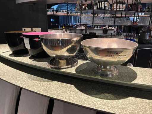 Moët & Chandon + seaux de champagne Martini (4x)