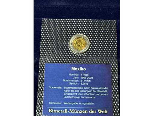 Pièces bimétalliques du monde | Mexique - 1 peso