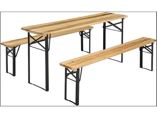 Maxxgarden 88523 Beer table with benches (11x)