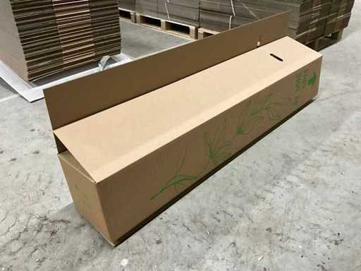 Twinpack Kartonnen verzenddoos - 168x28x28cm (830x)