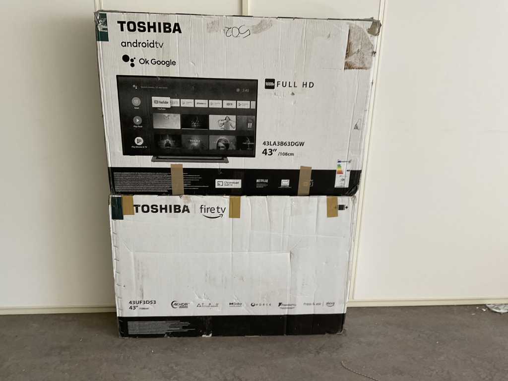 Téléviseur Toshiba 43 pouces (2x)